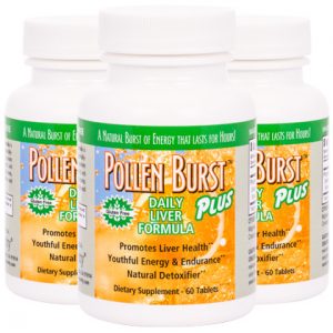 Pollen Burst™ Plus - Daily Liver Formula - 60 tablets (3 Pack)