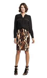 Tammy Leopard Skirt